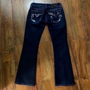 Like New Gorgeous Miss Me Boot Jeans With 31" Inseam